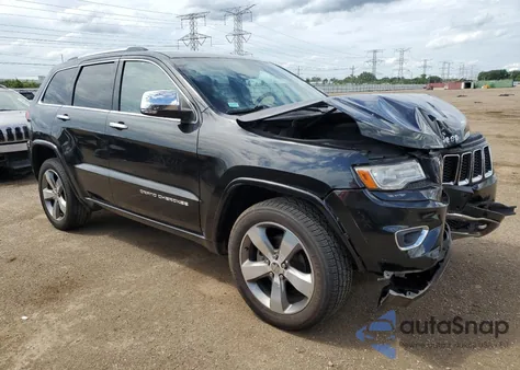 2014 Jeep Grand Cherokee Overland из США, поврежденный, VIN 1C4RJFCG1EC129953